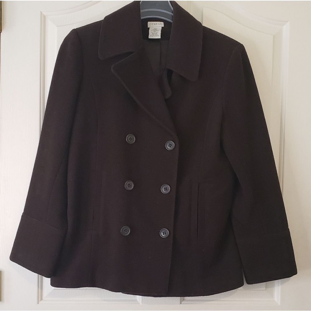 George Woolblend Coat Size Large